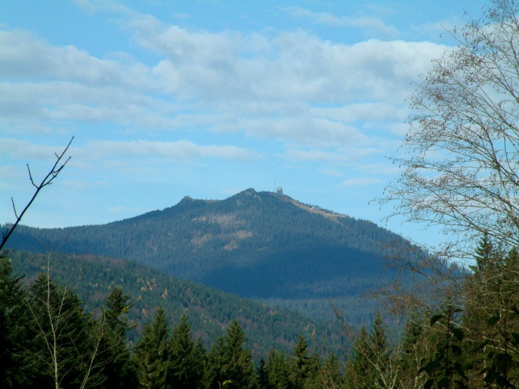 park_blick_auf_arber.jpg - Ausflug in den Nationalpark Bayerischer Wald. Hier ein Blick auf den Großen Arber.